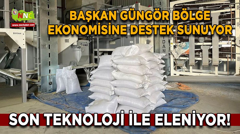 Son teknoloji ile eleniyor! Başkan Güngör bölge ekonomisine destek sunuyor