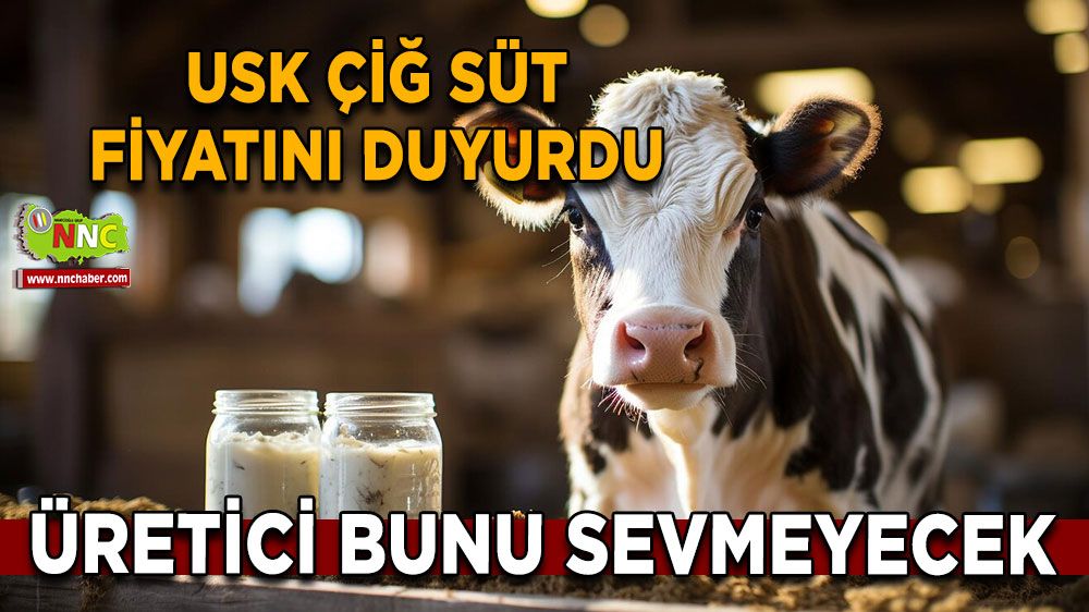 USK çiğ süt fiyatını duyurdu Üretici bunu sevmeyecek