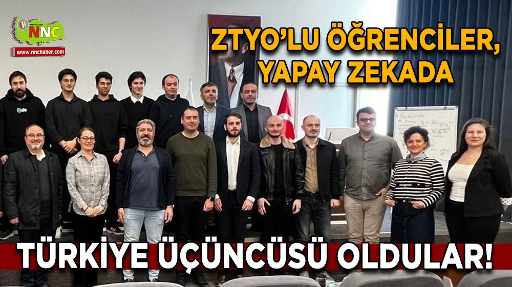 ZTYO’lu öğrencilerden yapay zekada büyük başarı!