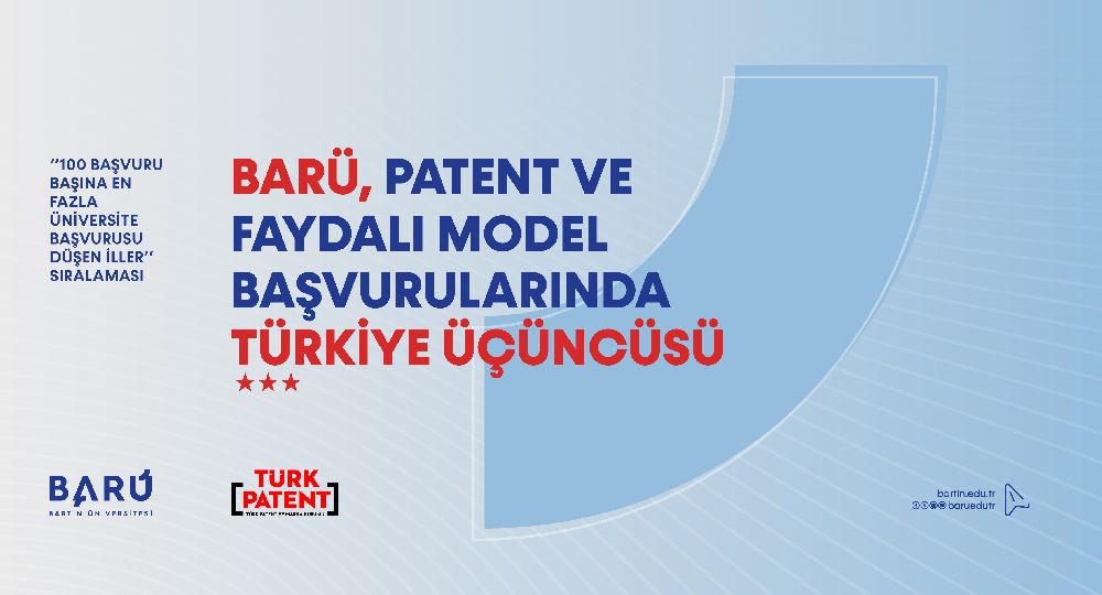 BARÜ, patent ve faydalı model başvurularında Türkiye üçüncüsü