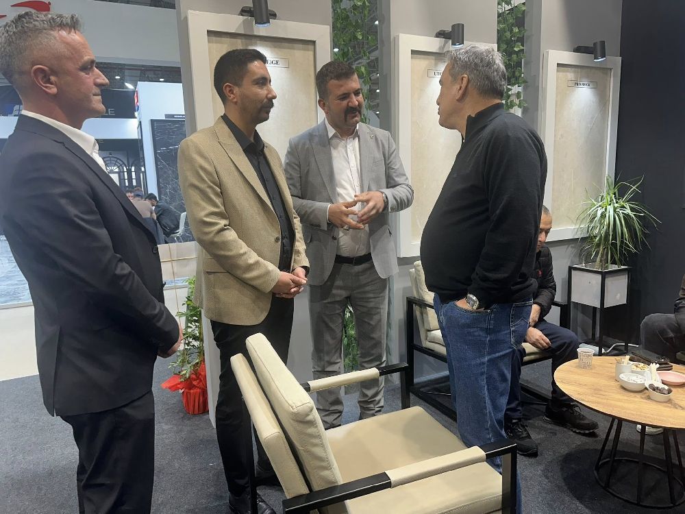 Başkan Kahraman'dan Marble İzmir Fuarı’nda Firmalara destek ziyareti
