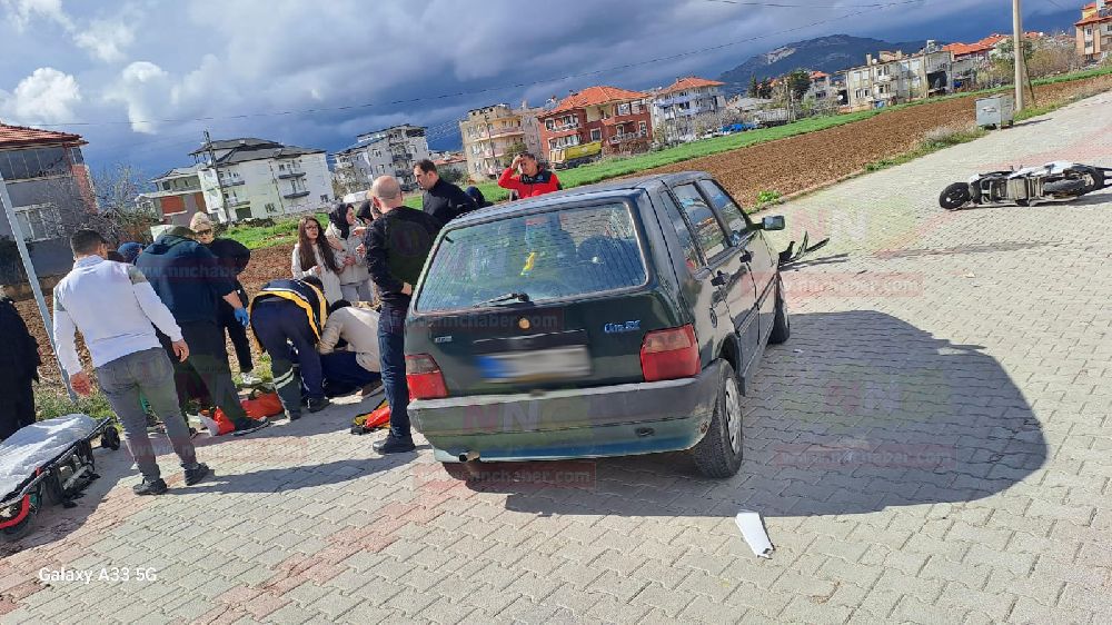 Bucak'ta trafik kazası 2 kişi hastaneye kaldırıldı