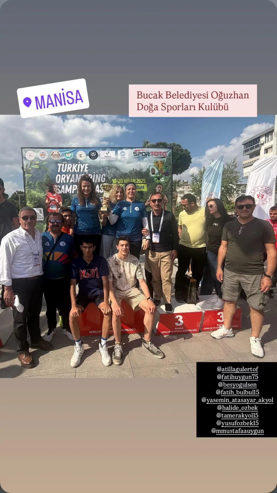 Bucaklı Kadın Sporcular Türkiye Oryantiring şampiyonu oldu