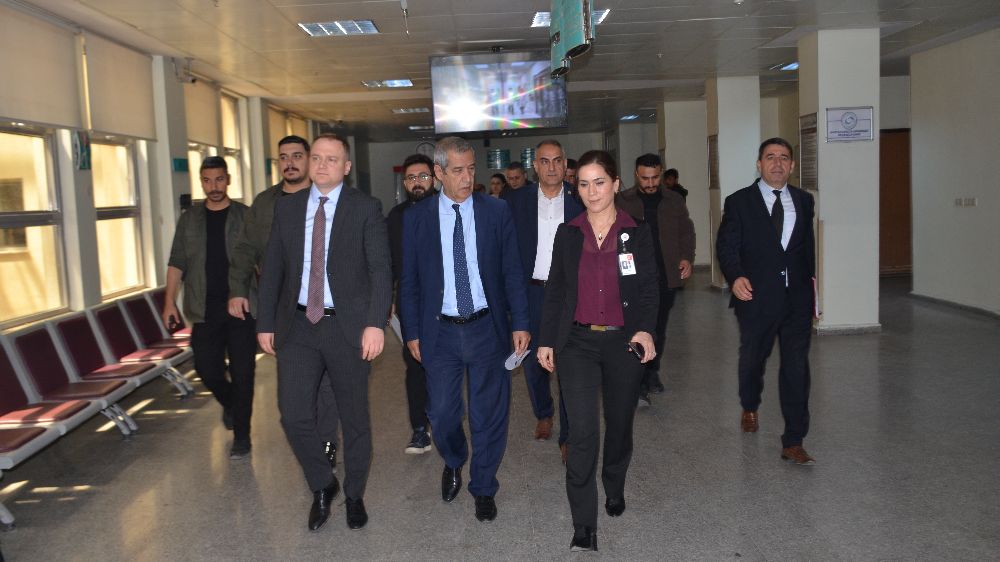 Bulanık İnsan Hakları Kurulu üyeleri hastaneyi ziyaret etti