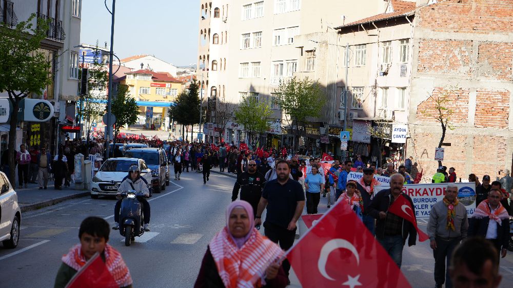 Burdur’da renkli görüntüler Temsili Yörük Göçü yoğun ilgi gördü