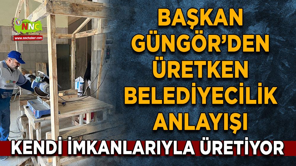 Kızılkaya Belediyesi’nden tasarruflu hamle Kendi imkanlarıyla üretiyor