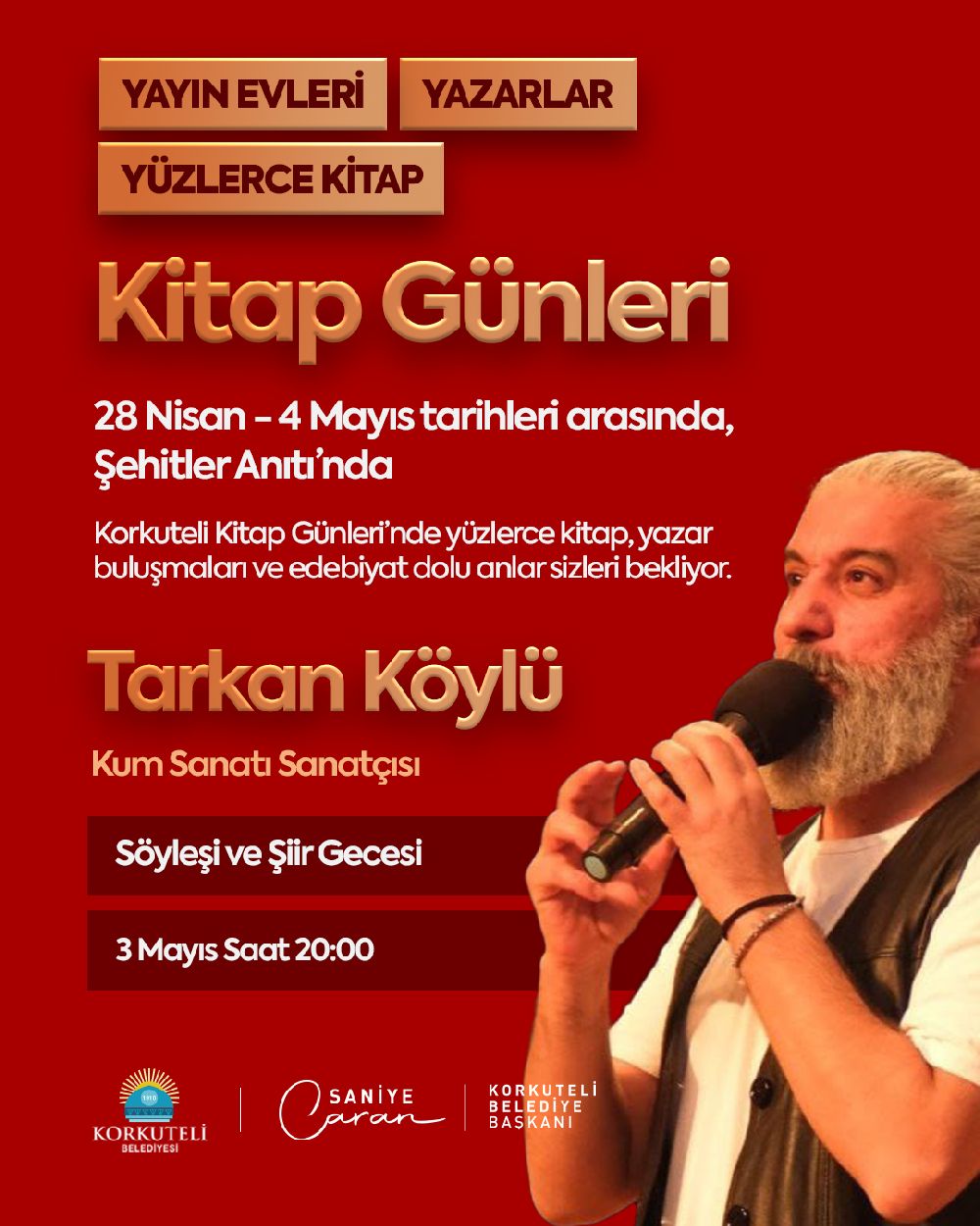 Korkuteli'nde kitap günleri heyecanı Yazarlarla buluşma başlıyor