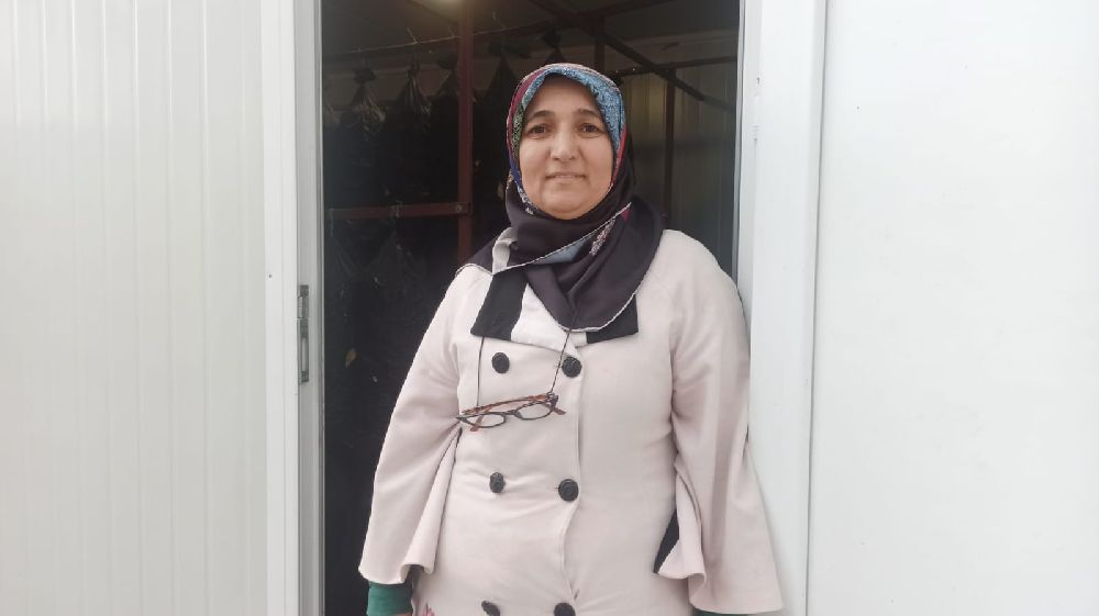 Malatyalı kadınlar konteynerde üretim yapıyor