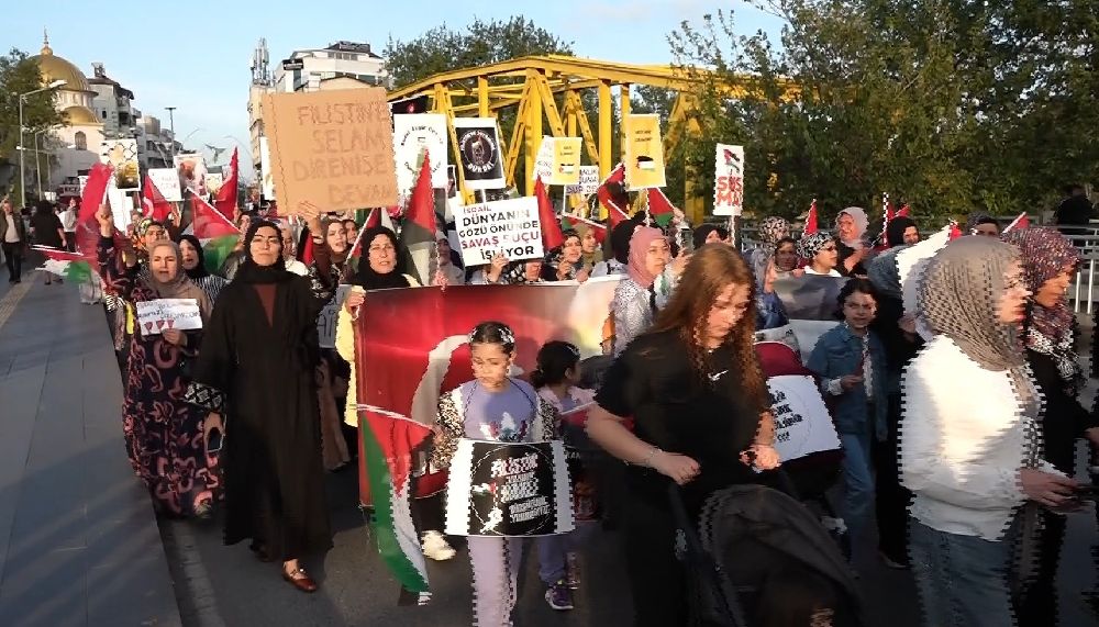 Manavgat halkı Gazze için tek yürek oldu