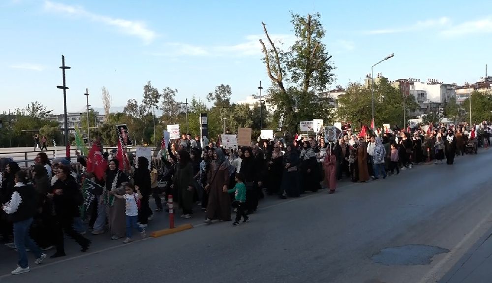 Manavgat halkı Gazze için tek yürek oldu