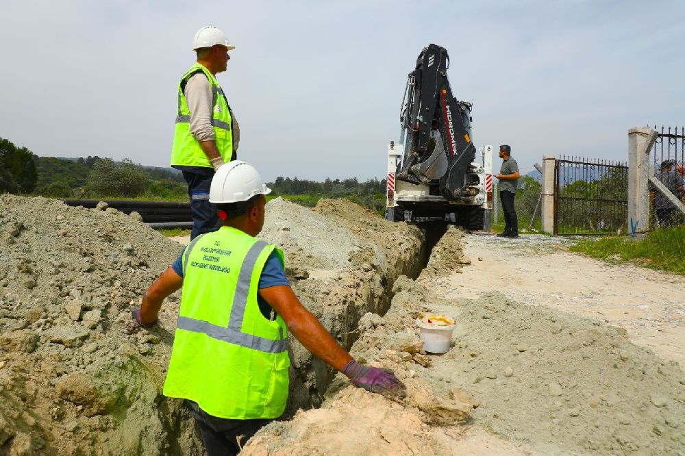 MUSKİ’nin Yatağan’da yaptığı ilave su çalışması tamamlanıyor