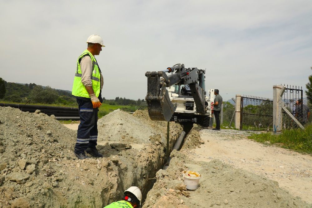 MUSKİ’nin Yatağan’da yaptığı ilave su çalışması tamamlanıyor