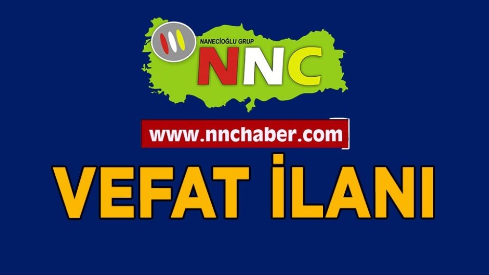 Tefenni Vefat Halis Eryılmaz