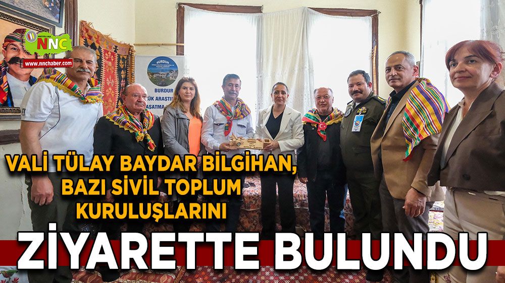 Vali Tülay Baydar Bilgihan, bazı Sivil Toplum Kuruluşlarını ziyarette bulundu