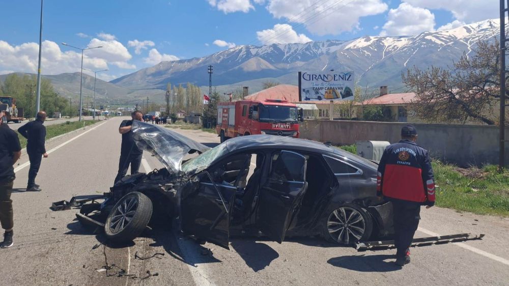 Van'da trafik kazası: 1 yaralı