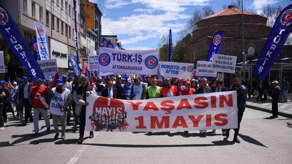 Afyonkarahisar'da 1 Mayıs kutlamaları