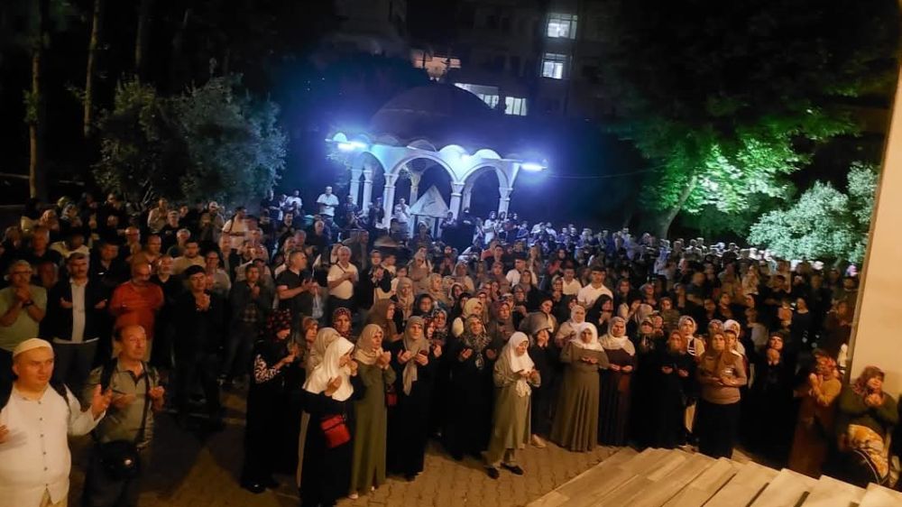 Alanya'da hacı adayları kutsal topraklara dualar ile uğurlandı