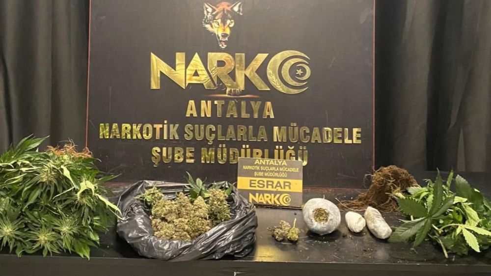 Antalya'da bir haftada 17 zehir taciri tutuklandı
