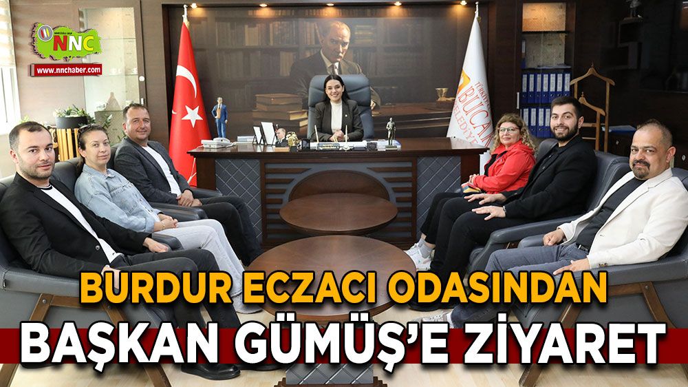 Başkan Hülya Gümüş’e Burdur Eczacı Odası’ndan ziyaret