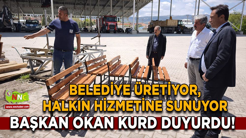 Başkan Okan Kurd duyurdu! Belediye üretiyor, halkın hizmetine sunuyor