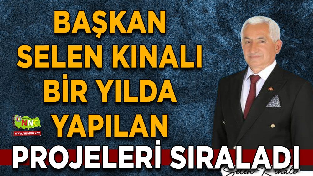Başkan Selen Kınalı bir yılda yapılan projeleri sıraladı