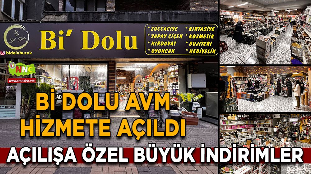 Bi Dolu AVM hizmete açıldı Açılışa özel büyük indirimler