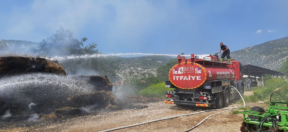 Bucak'ta balyalar alevlere teslim! Ekipler seferber oldu