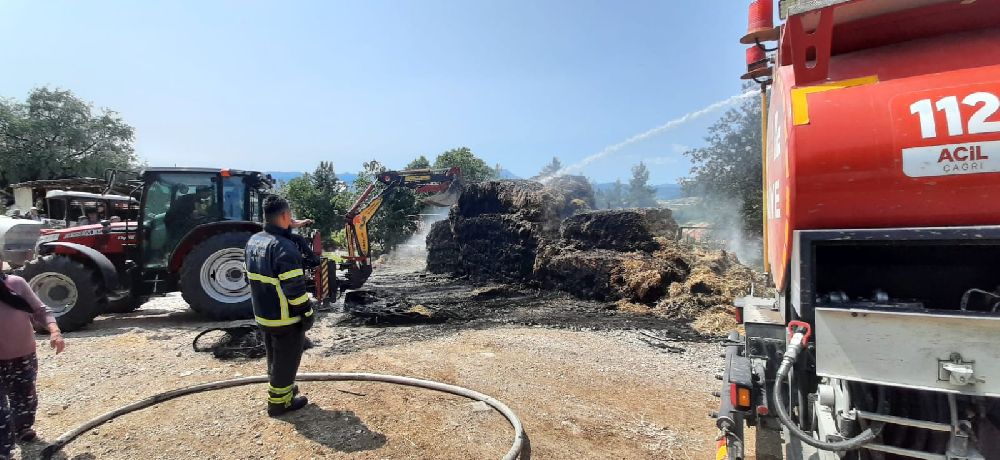 Bucak'ta balyalar alevlere teslim! Ekipler seferber oldu