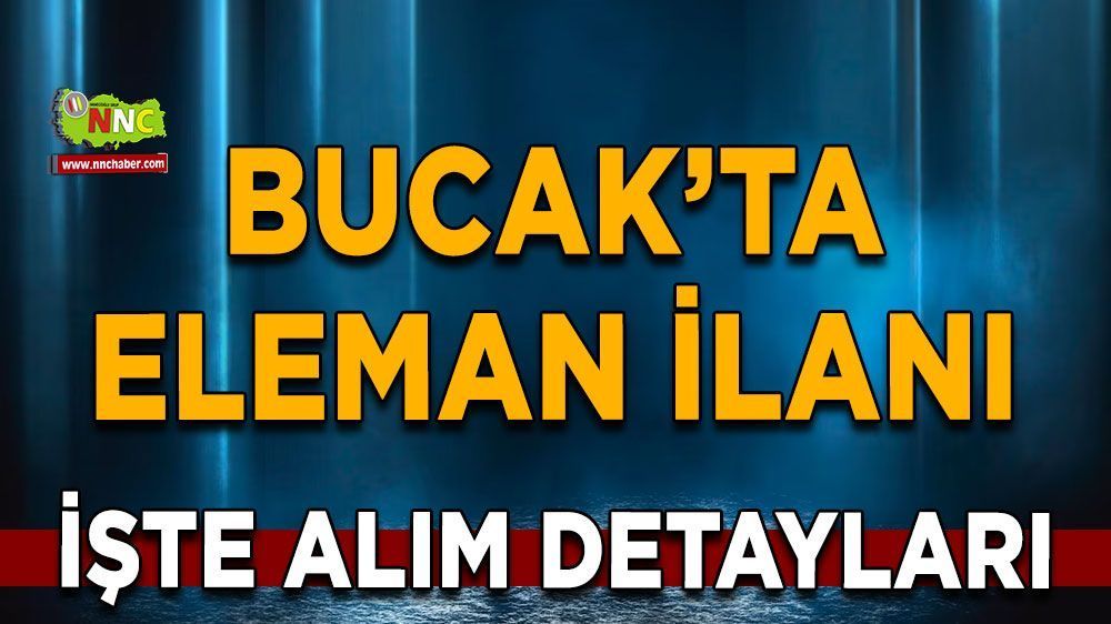 Bucak'ta bay bayan personel alınacak İşte SYC Yemek iş ilanı