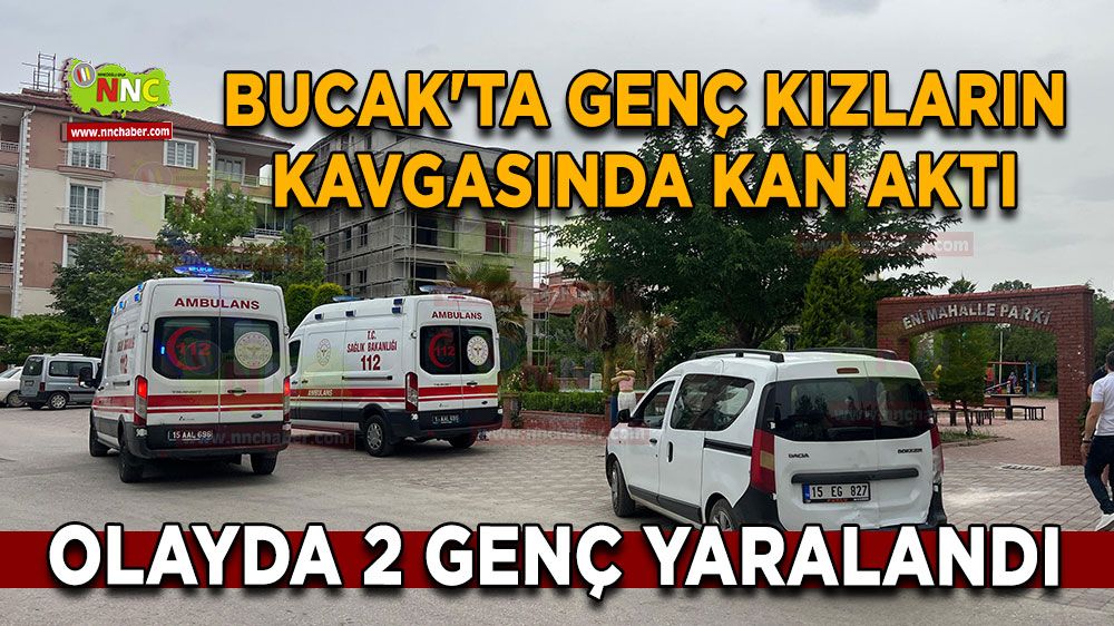 Bucak'ta günün olayı 2 genç yaralandı