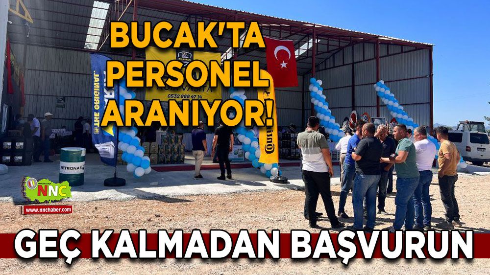 Bucak'ta personel aranıyor! Egemen Ağır Vasıta iş ilanı