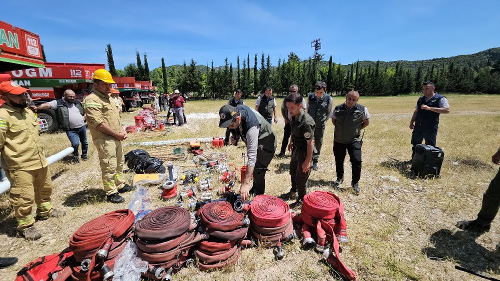 Bucak'ta yangın işbaşı eğitimleriyle sezona hazırlık