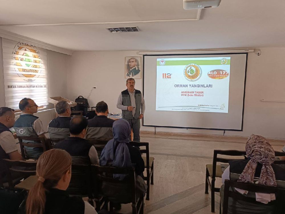 Bucak'ta yangın işbaşı eğitimleriyle sezona hazırlık