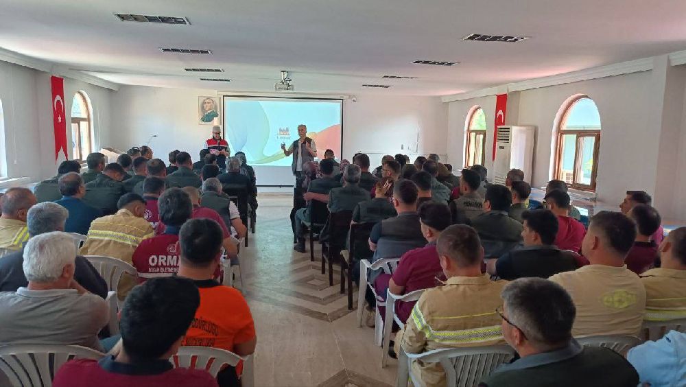 Bucak'ta yangın işbaşı eğitimleriyle sezona hazırlık
