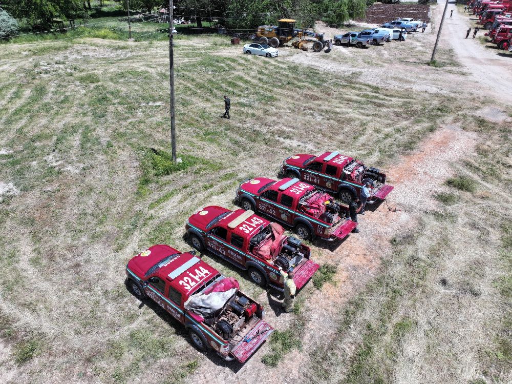 Bucak'ta yangın işbaşı eğitimleriyle sezona hazırlık