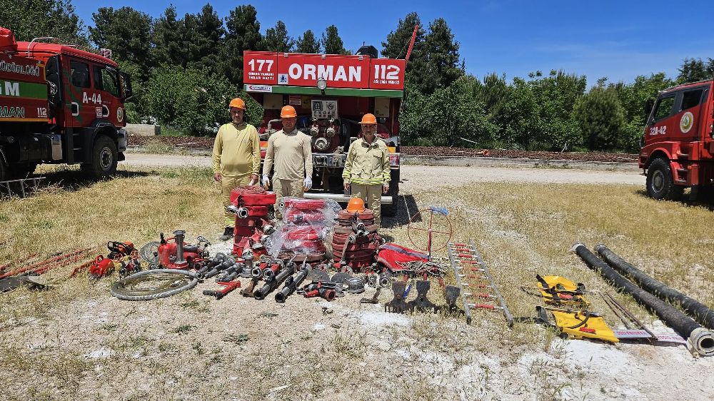 Bucak'ta yangın işbaşı eğitimleriyle sezona hazırlık