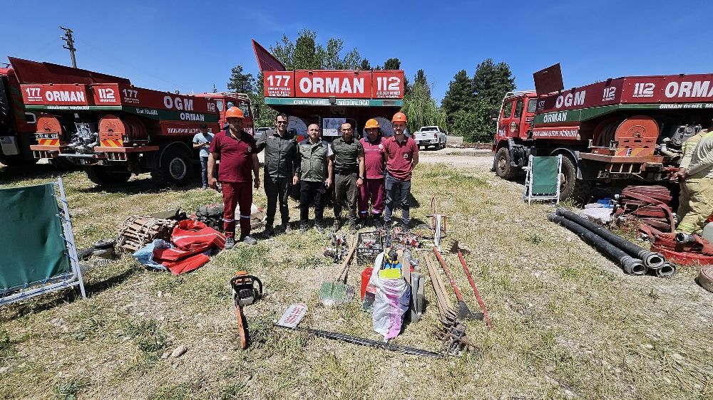 Bucak'ta yangın işbaşı eğitimleriyle sezona hazırlık