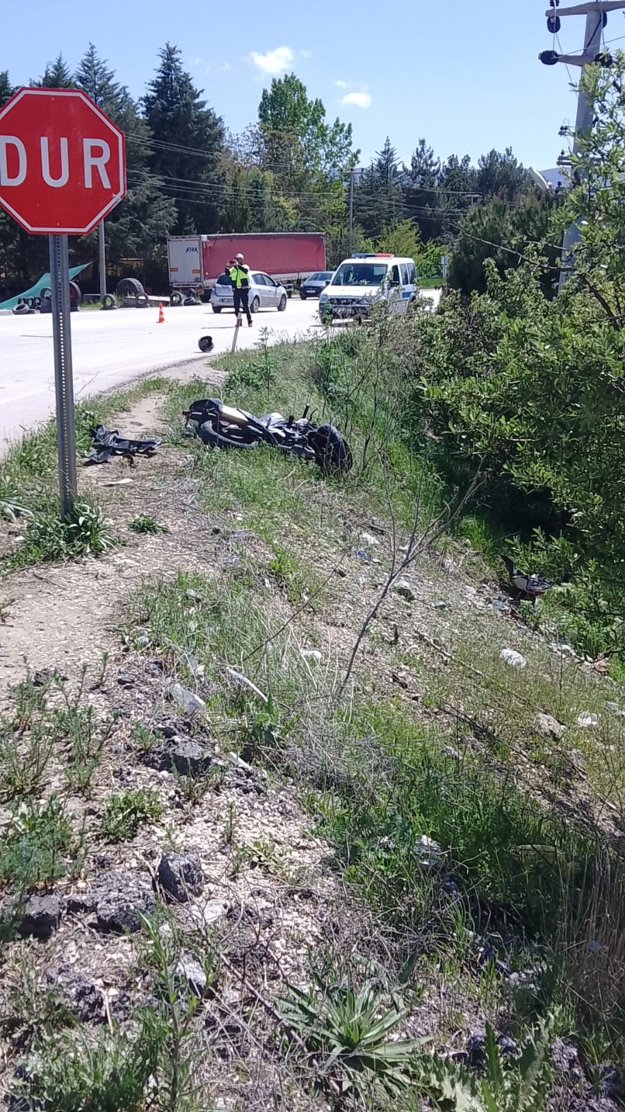 Burdur'da 22 yaşındaki motosikletli gençten acı haber