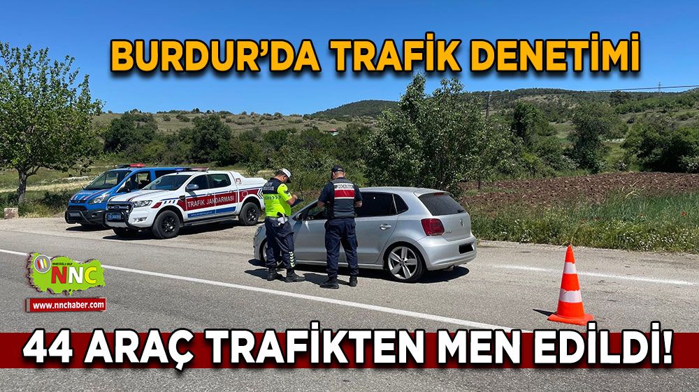 Burdur’da jandarmadan motosikletlere sıkı denetim