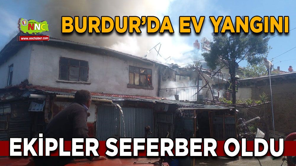 Burdur Yeşilova'da korkutan yangın Kullanılamaz hale geldi