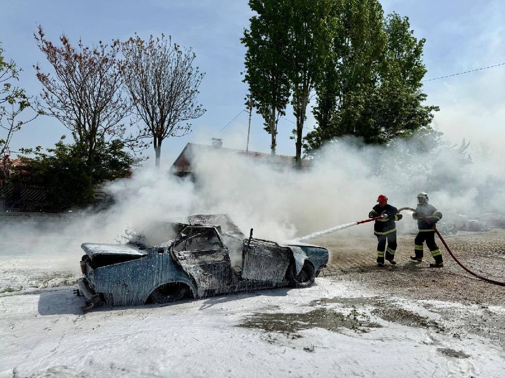 Çavdır Belediye personeline itfaiyecilik eğitimi