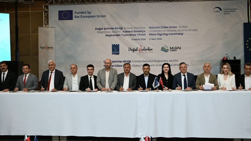 Doğal Şehirler Birliği’nden Avrupa düzeyinde adım Küresel İklim ve Enerji Sözleşmesi’ni’ imzaladılar