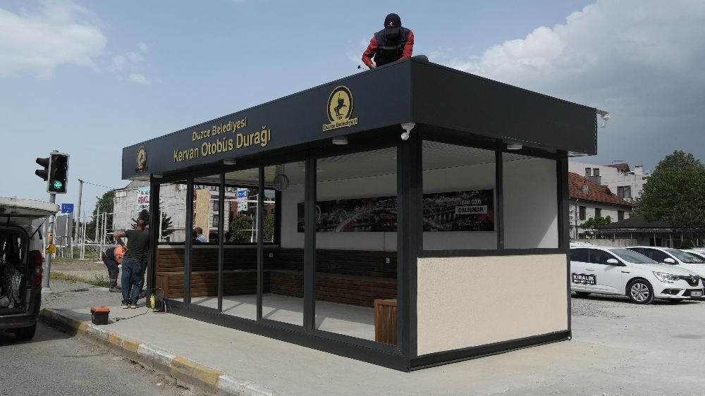 Düzce’nin 6. Akıllı durağı oldu