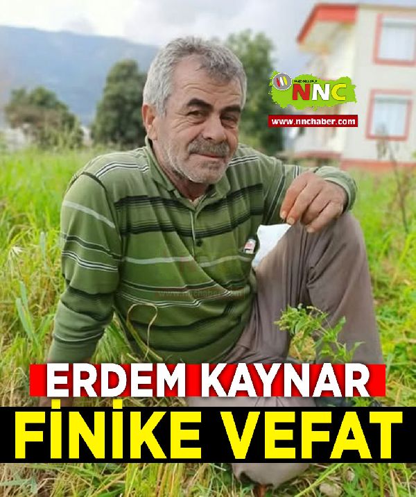 Finike Vefat Erdem Kaynar 