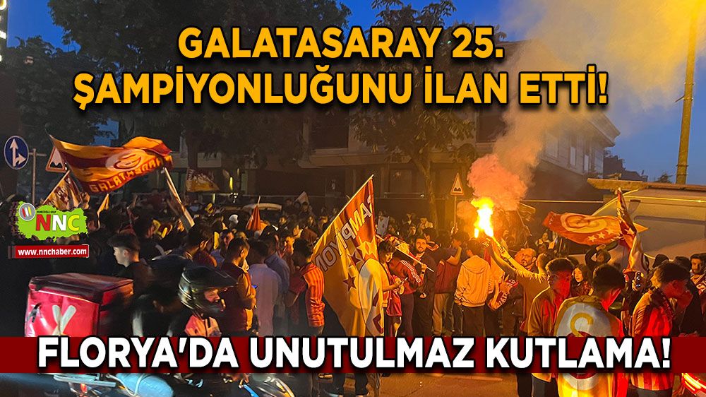 Galatasaray 25. şampiyonluğunu ilan etti! Florya'da unutulmaz kutlama!