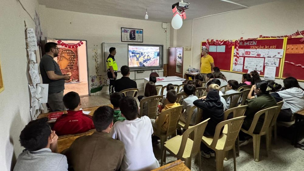 Gazipaşa'da öğrencilere trafik bilinci aşılandı