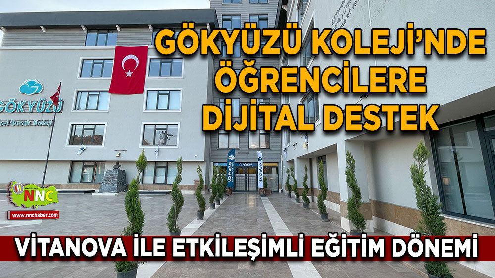 Gökyüzü Koleji Dijital Eğitim Atağı Vitanova ile Etkileşimli Öğrenim