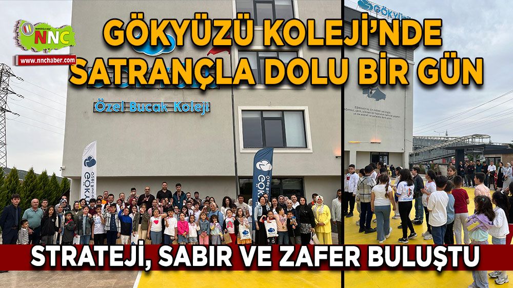 Gökyüzü Koleji’nde satranç turnuvası heyecanı 42 öğrenci yarıştırdı