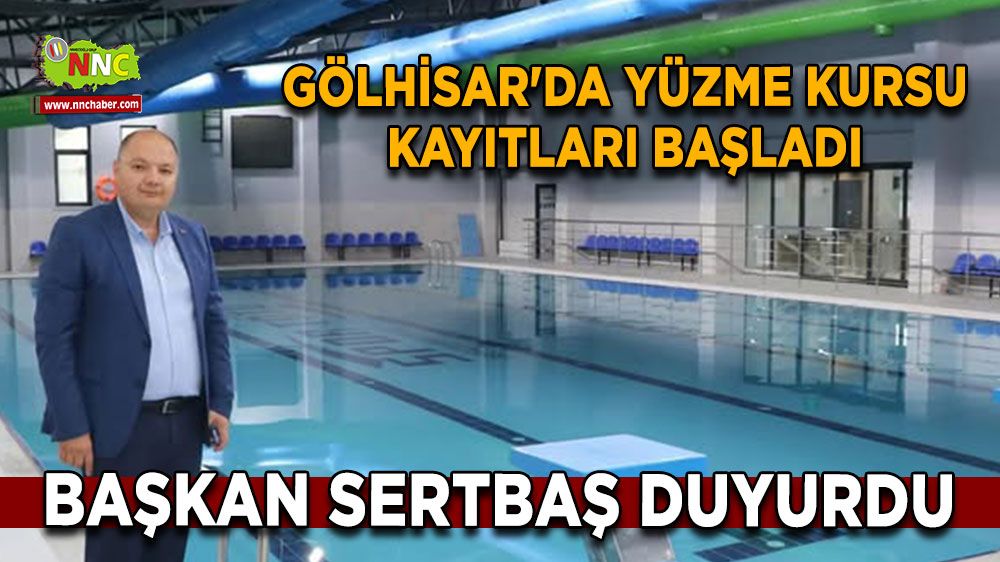 Gölhisar'da yüzme kursu kayıtları başladı