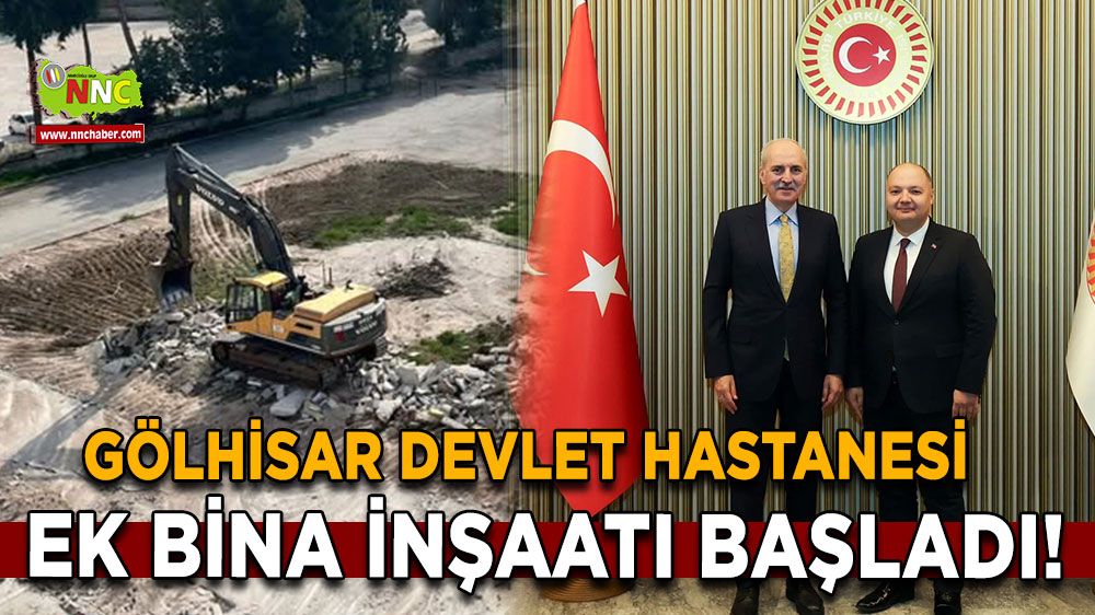 Gölhisar Devlet Hastanesi ek bina inşaatı başladı!